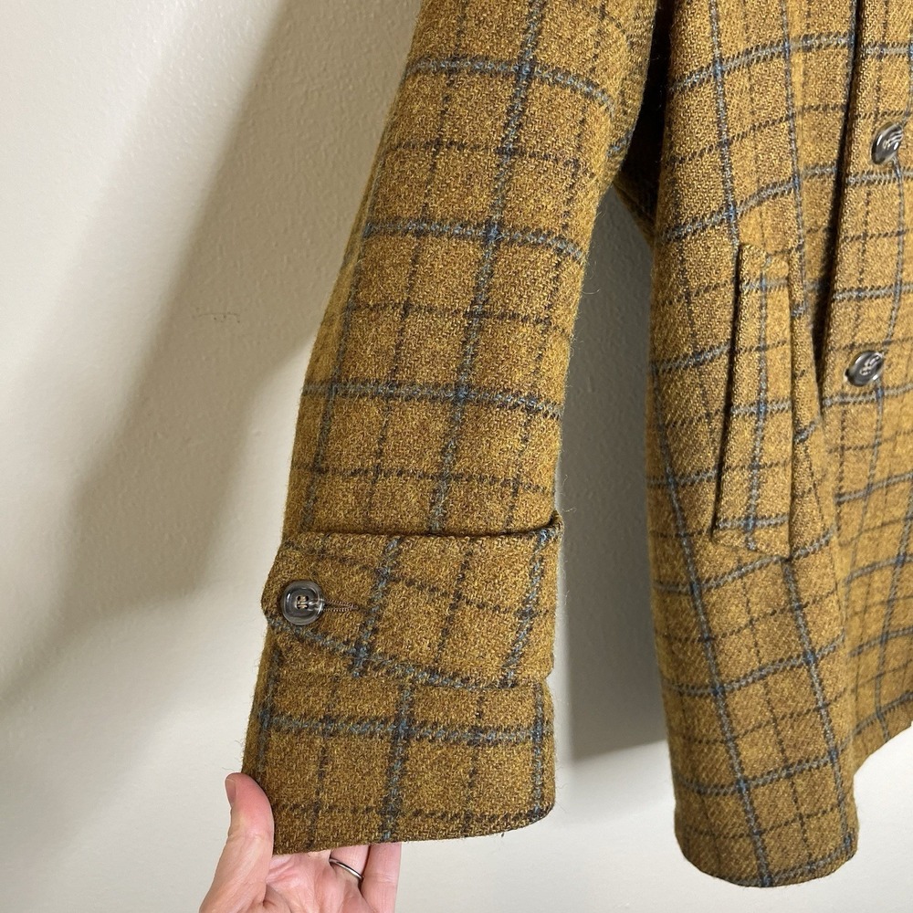 men VTG jacket Wool Plaid Gordon Ferguson Field Of Stream Preppy‎ 42 70s Retro - Picture 3 of 11